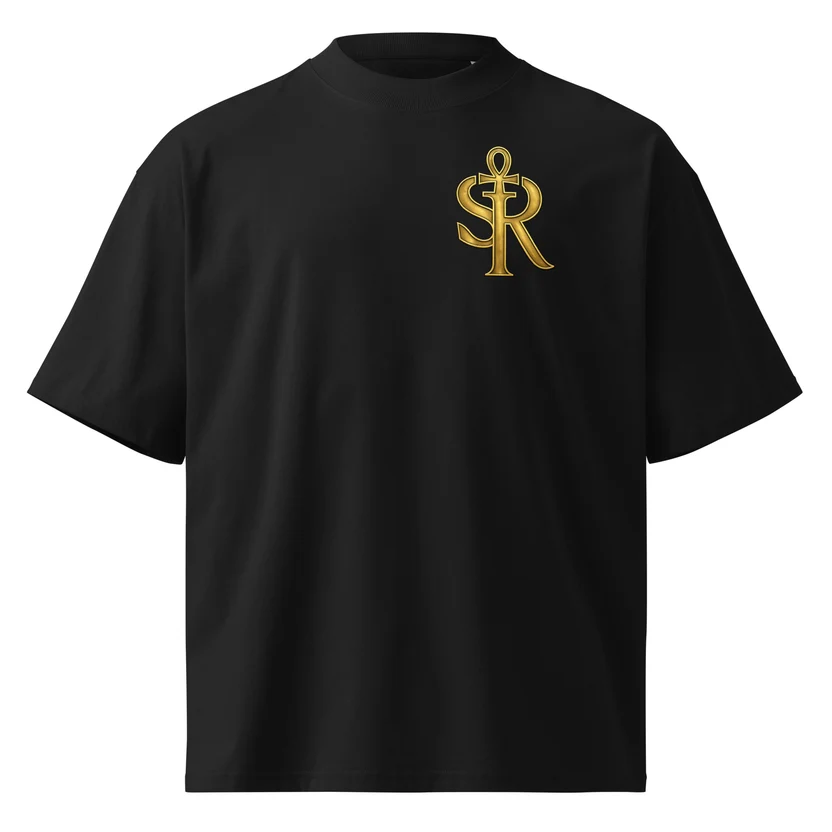 UNISEX ORGANIC OVERSIZED HIGH NECK T-SHIRT
